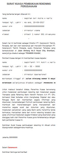 Teknologi di era revolusi industri 4.0 yang mendisrupsi dunia bisnis. Contoh Surat Kuasa Untuk Bank - Garumah