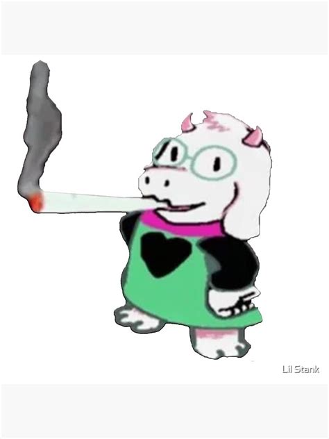 Ralsei Smoking A Blunt Deltarune Funny Meme Boof Zoomers Pin For Sale