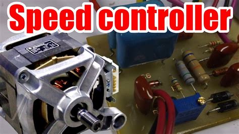 Easy Circuit How To Make Ac Motor Speed Controller Part 1 Youtube