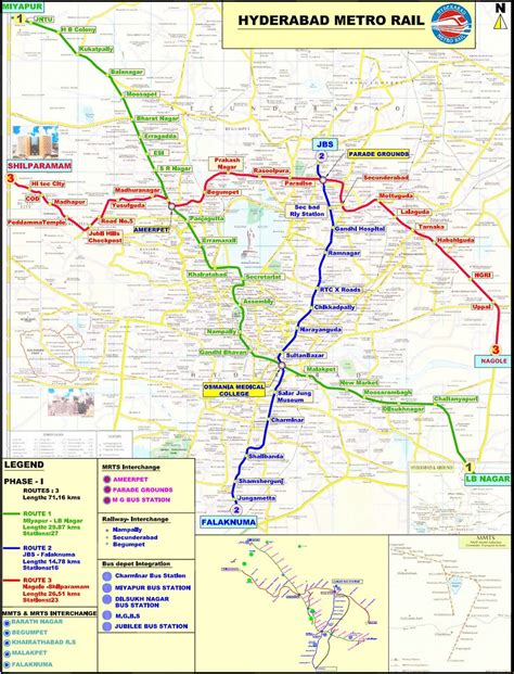 Hyderabad Metro Map