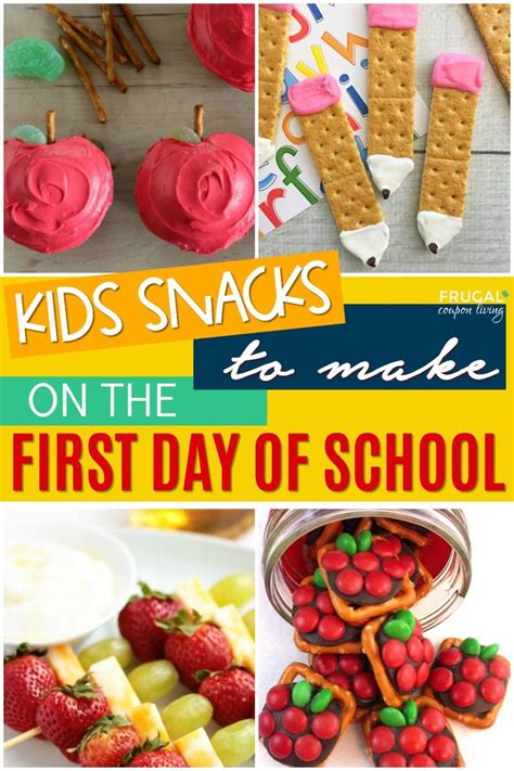 35 Easy Back To School Snacks First Day Schoolyard Snacks For Kids