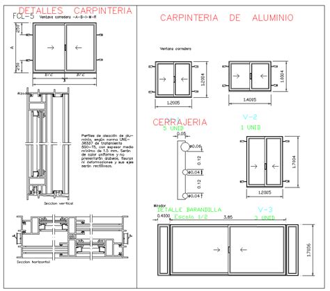 Sliding Window Detail And Drawing In Autocad Files Cadbull