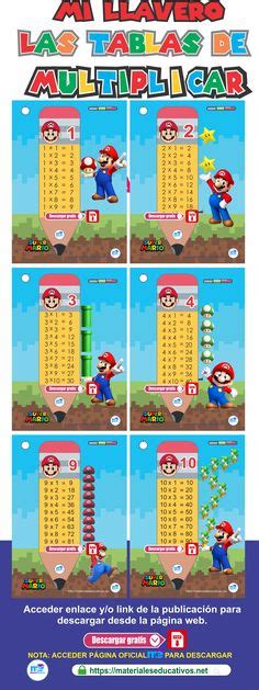 Aprende Las Tablas De Multiplicar Con Super Mario Tu Mejor Amigo En