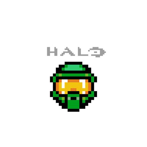 Halo Logo Pixel Art