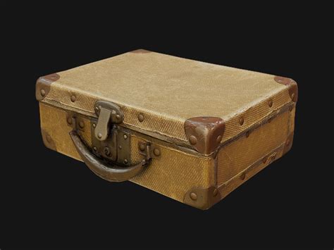 Vintage Suitcase 3d Model Vintage Suitcase 3d Model Old Suitcases