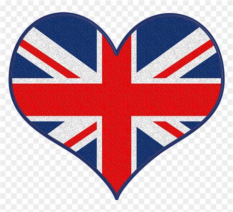 Symbol Heart Love England Great Britain London Uk Country Flag