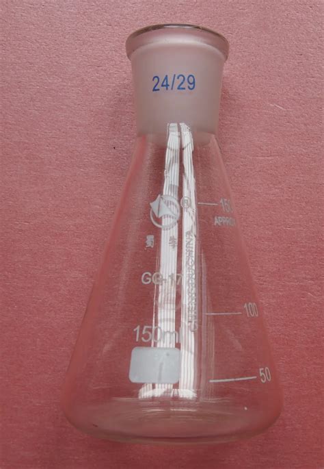 150ml2429glass Erlenmeyer Flaskground Joint Conical Flasks