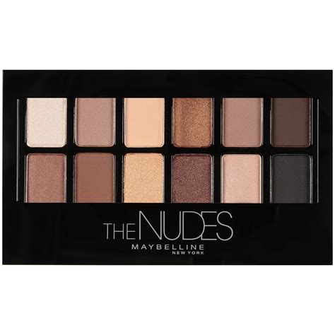 Maybelline The Nudes Eyeshadow Palette Kesehatan Kecantikan Rias My