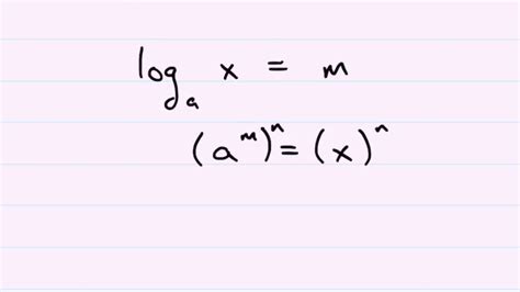 17 The Exponent Roll Property Of A Logarithm Youtube