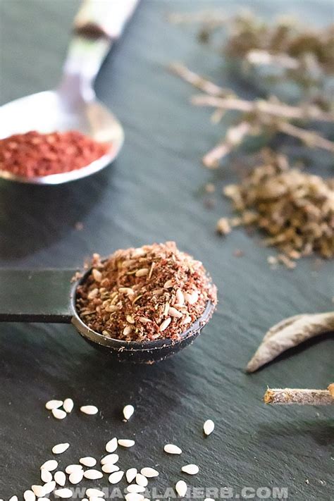 Lebanese Zaatar Spice Blend Recipe Diy Masala Herb