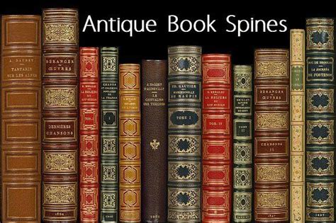 Antique Book Spines ~ Textures Book Spine Antique Books Medieval Books