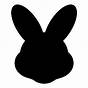 Printable Easter Bunny Silhouette