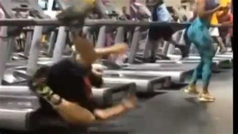 Video Man Falls Off Treadmill Makes Spectacular Recovery