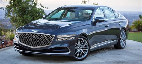 2020 Genesis G80 Render Is Indicative Of What We Know So Far Carscoops