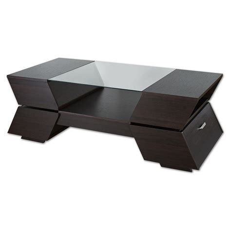 Furniture Of America Addison Contemporary Wood Storage Coffee Table In