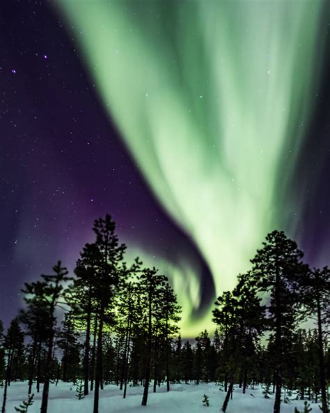 Northern Lights Seen From Jukkasjärvi Sweden 5784 X 7230 Oc R