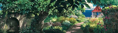 Wallpaper Scenic Green Artwork Anime Landscape Foliage Path Trees