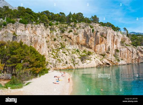 Nugal Nudist Naturist Beach Makarska Dalmatia Croatia Stock Photo Alamy