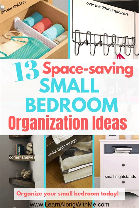 13 Space Saving Small Bedroom Organization Ideas Get Organized Today