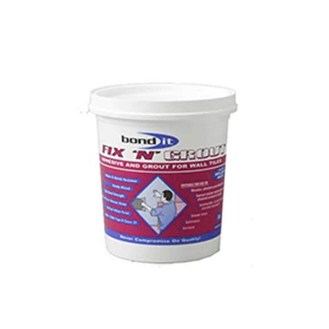 Powdered grout must be mixed with water before use.premixed grout comes in tubs and is convenient for small jobs. Bond It Fix'n'Grout - Ready Mixed Adhesive Paste - Direct ...