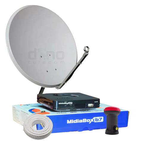 Kit Completo Digital Century B Antena Lnbf Ku Cabo Shopee Brasil