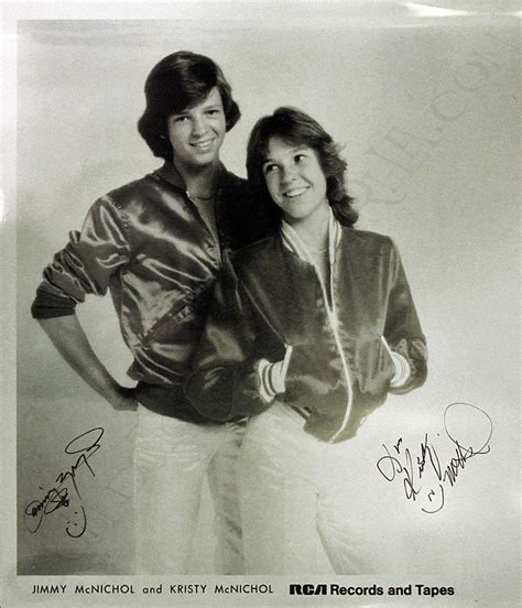 Kristy Mcnichol And Jimmy Mcnichol Autographed Hand S