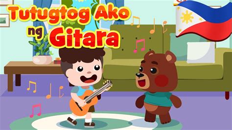 Tutugtog Ako Ng Gitara Flexy Bear Original Awiting Pambata Nursery