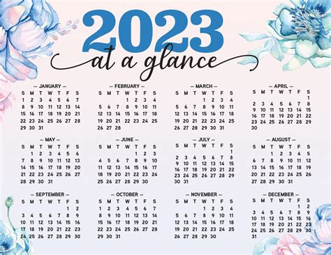 2023 12 Month Printable Calendar Printable Calendar 2023 Images And