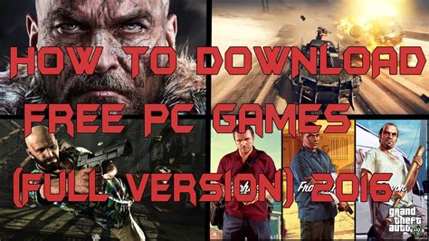 How To Download Free Pc Games Full Version2016 1000working Youtube
