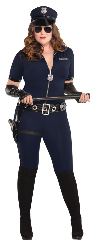 Adult Stop Traffic Sexy Cop Costume Plus Size Party City