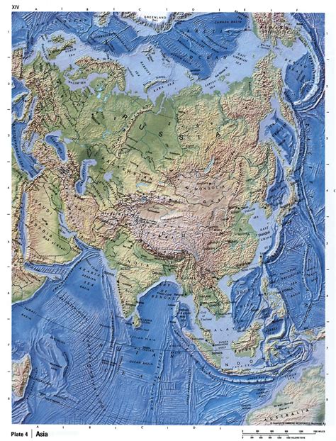 Gran Mapa En Relieve Detallada De Asia Asia Mapas Del Mundo
