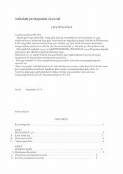 Makalah Pendapatan Nasional