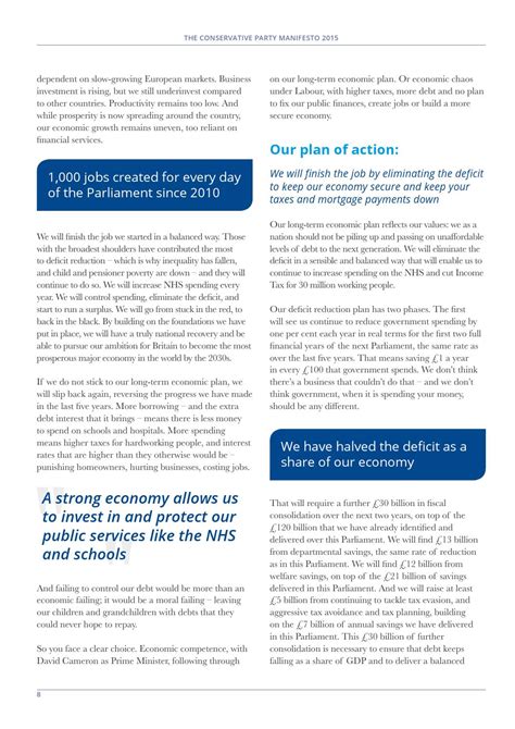 The Conservative Party Manifesto 2015 By Conservative Party Issuu