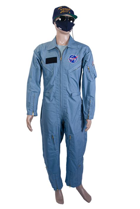 Aeromax Nasa Flight Suit Blue With Embroidered Cap And Official