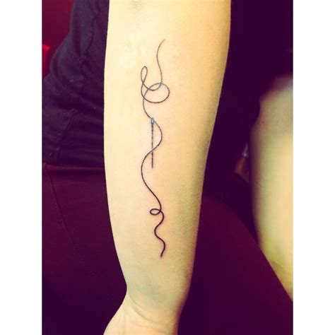 My Sewing Tattoo Needle And Thread Tattoos Pinterest Tatouage