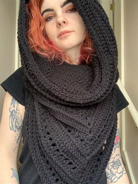 hooded scarf for beginners free crochet pattern video tutorial artofit