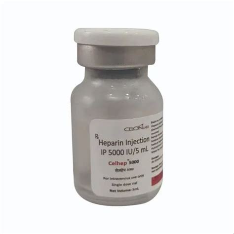 Heparin Injection Celhep Heparin 5000iu Injection Manufacturer From