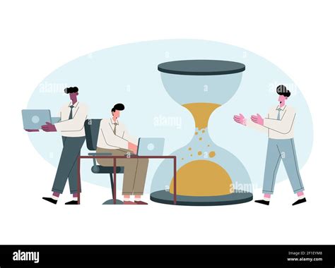 Elegant Businessmen Workers Avatars Characters Stock Vector Image And Art