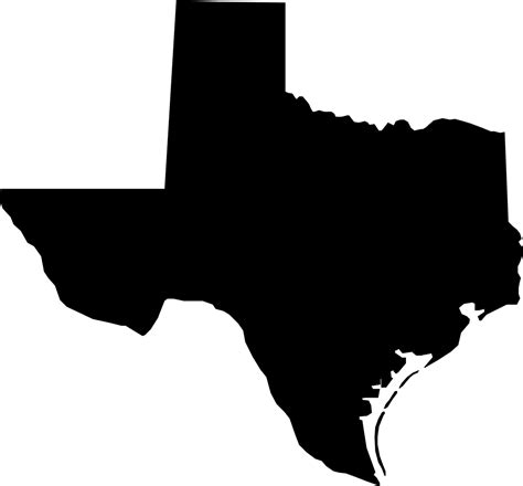 State Of Texas Vector File Clipart Full Size Clipart 5495652