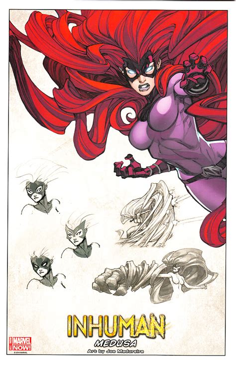 Inhuman Medusa Marvel Comics 2014 Comic Con Promo Artwork