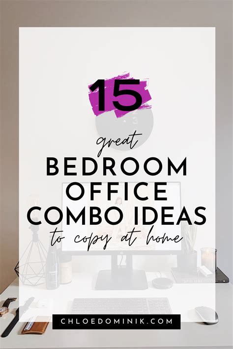 15 Great Bedroom Office Combo Ideas To Copy At Home Chloe Dominik