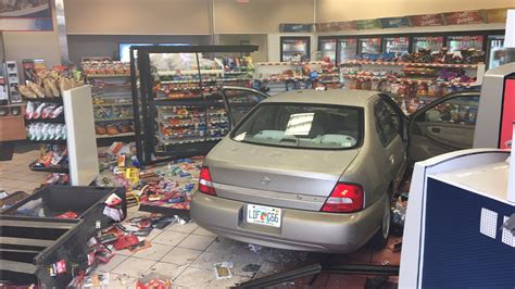 Driver Crashes Into Convenience Store After Mistakenly Stepping On Gas