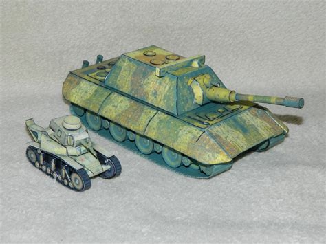 Тяжёлый танк Е 100 150Бумажные танки Бумажные модели Официальный