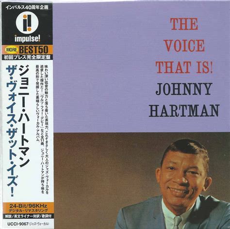 Johnny Hartman The Voice That Is Cd Album Limited Edition