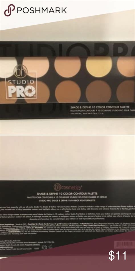 BH Studio Pro Shade Define Color Contour Palette Color Contour