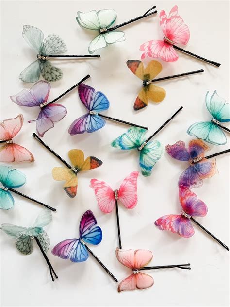 Butterfly Hair Pins Butterfly Bobby Pin Bridal Hair Etsy Canada