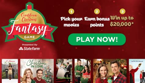 Hallmark Channel Countdown To Christmas Fantasy Game Weekly Cash