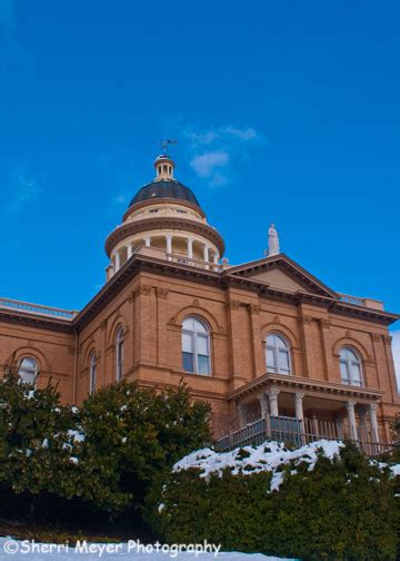 Historic Auburn Courthouse In The Snow — Sherri Meyer Photography