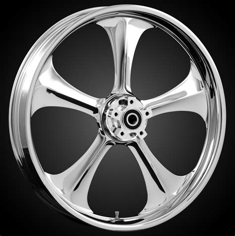 Complete 26 X 375 Adrenaline Wheel Package Chrome Harley Touring