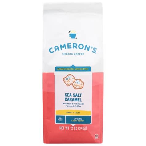 Camerons Sea Salt Caramel Ground Coffee 12 Oz Dillons Food Stores